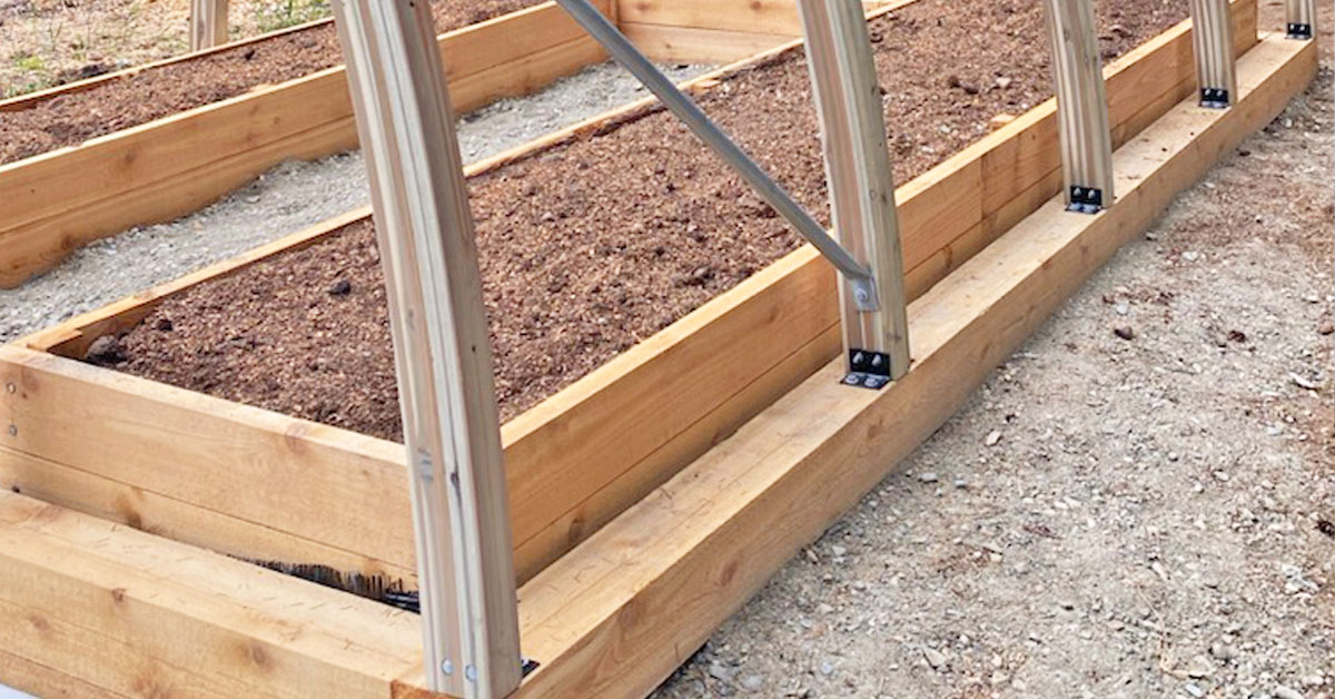 A-strong-Argenta-Greenhouse-foundation Beautiful wood foundation for a custom Argenta Greenhouse built for Fred Mansfield - Proctor BC.